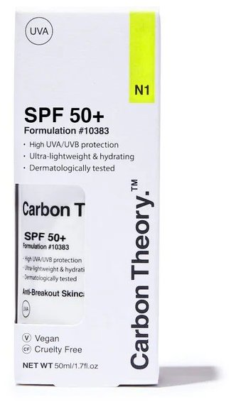 Carbon Theory SPF 50+, krém na opaľovanie 50 ml