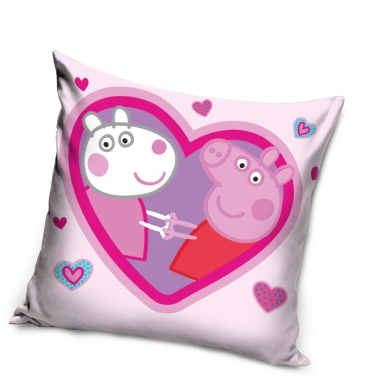 Carbotex Obliečka na vankúšik Prasiatko Pepina a kamarátka Suzy 40 × 40 cm