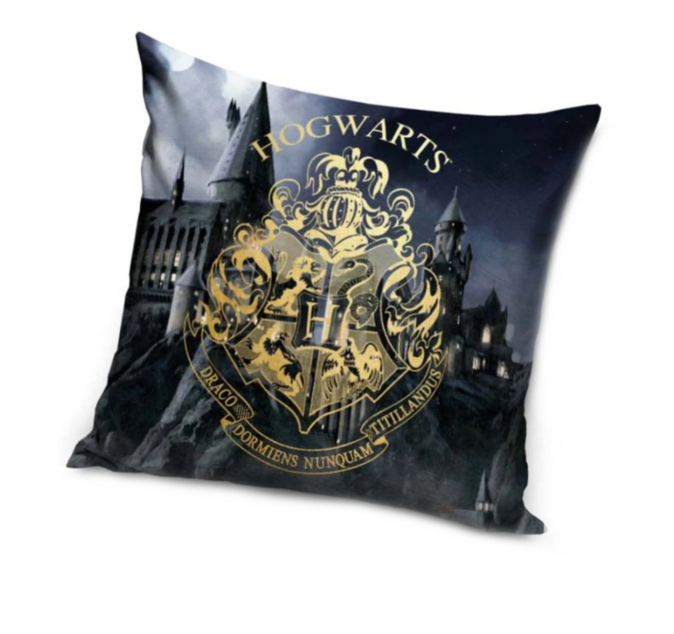 Carbotex Obliečka na vankúšik Harry Potter Erb Rokfortskej školy 40 × 40 cm