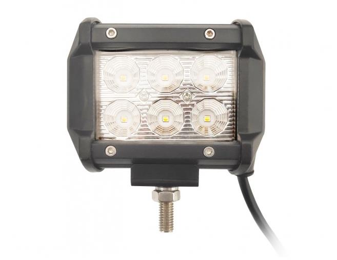 Autolamp Svetlomet LED pracovný 6 W + oranžovo blikajúce svetlo