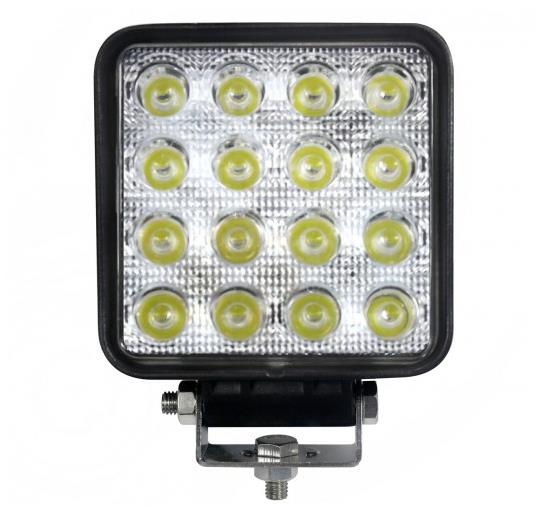 Autolámp LED svetlomet 48 W, pracovný, štvorcový, 10 – 30 V