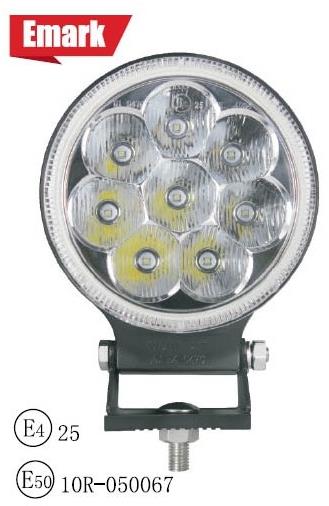 Diaľkový svetlomet LED 2160 lm 12 – 24 V homologácie 13 cm