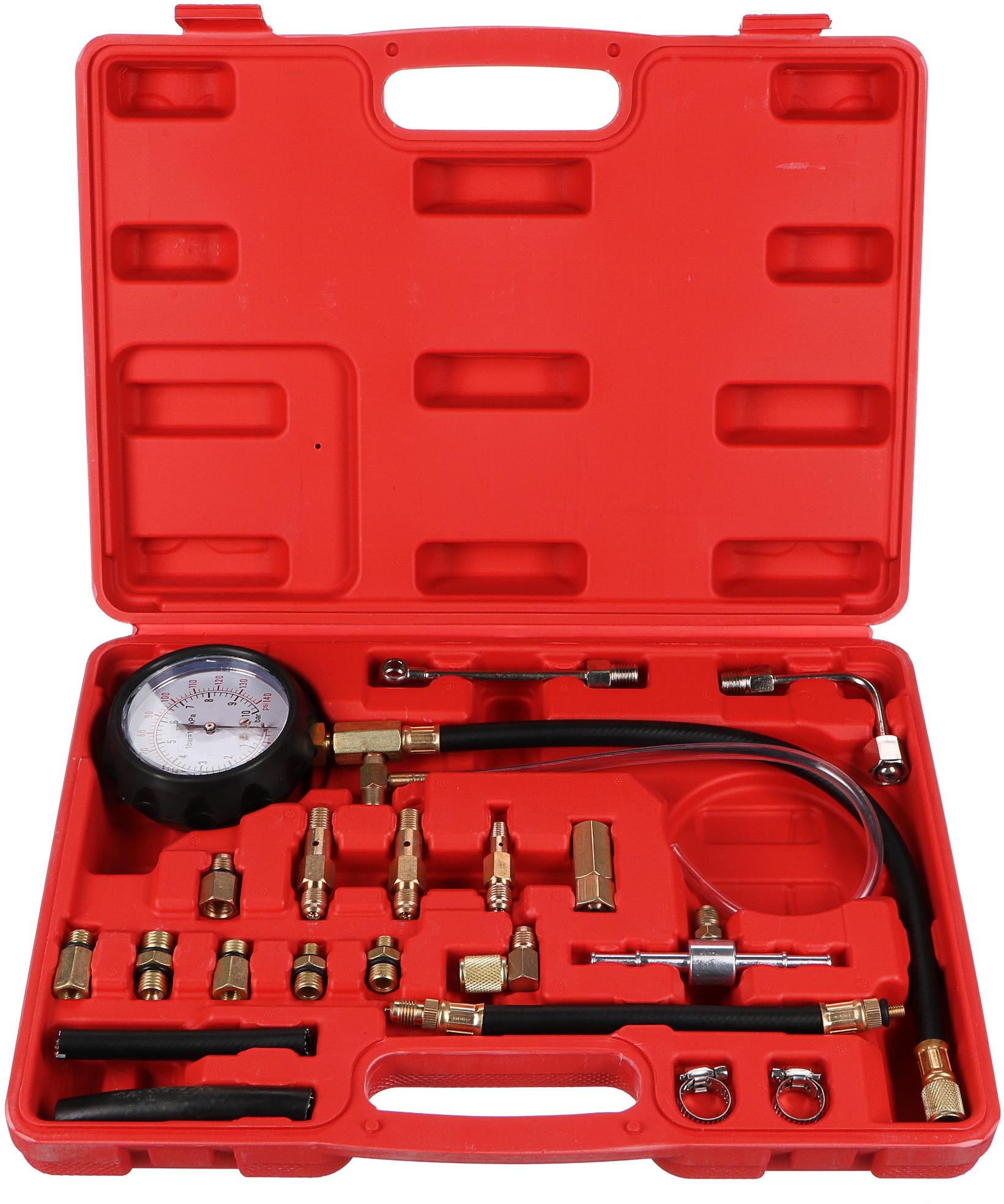 Sixtol Súprava na testovanie tlaku zážihových motorov Mechanic Engine Tester 20, 0-10 bar, 20 ks