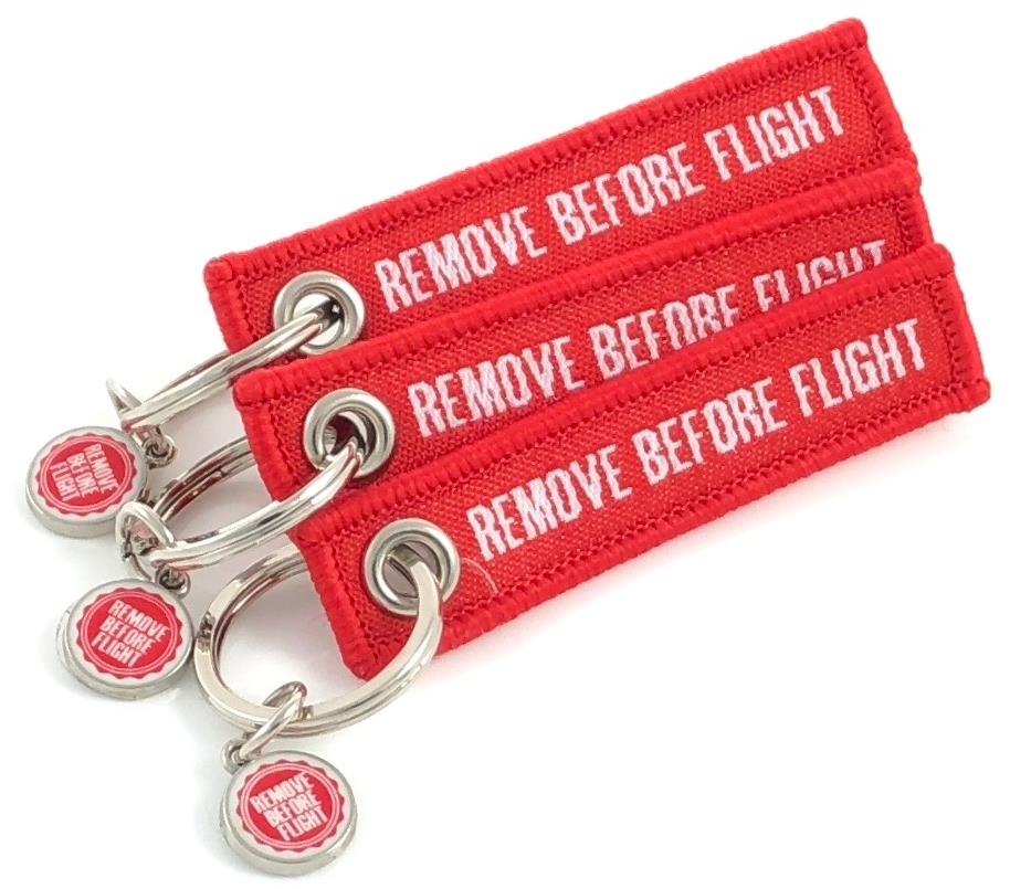 RBF ORIGINAL Remove Before Flight 3 ks červené mini