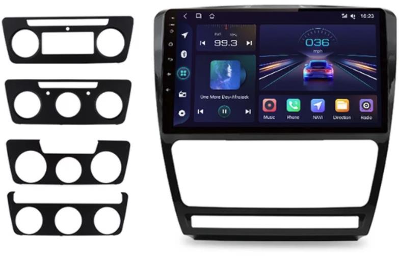 OSSURET Autorádio Škoda Octavia mk2 II 2 GB CarPlay a Android Auto, GPS navigácia, kamera, WiFi