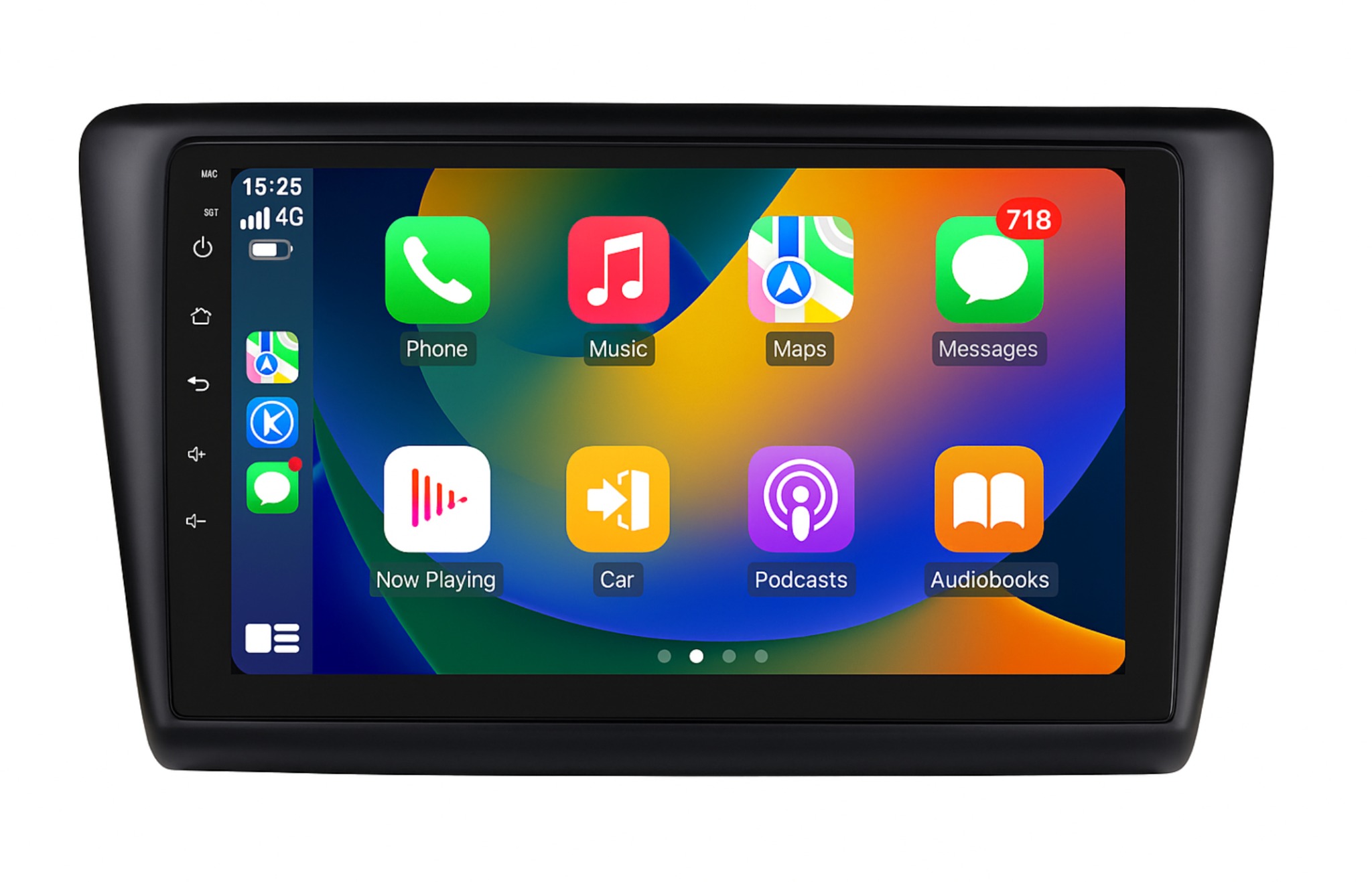Ossuret 2din Autorádio pro Škoda Rapid 2013 – 2019 Android, matný rámček