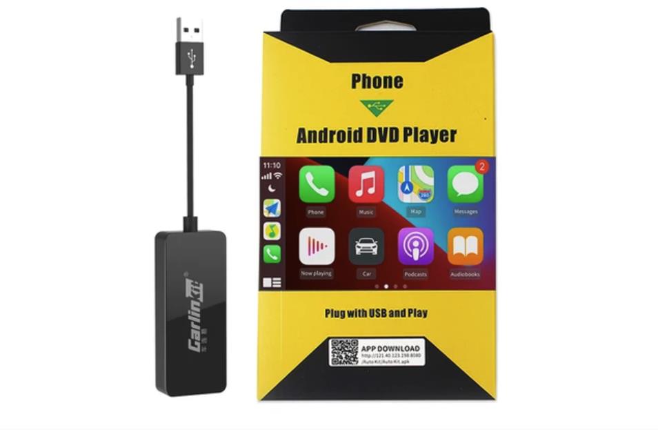 CarLink adaptér na aktiváciu Apple CarPlay a Android Auto pre Android Autorádiá