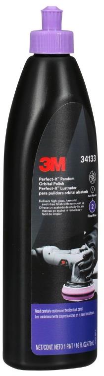 3M™ Perfect-It™ Random Orbital Polish – jemná leštiaca pasta, fialová, 473 ml