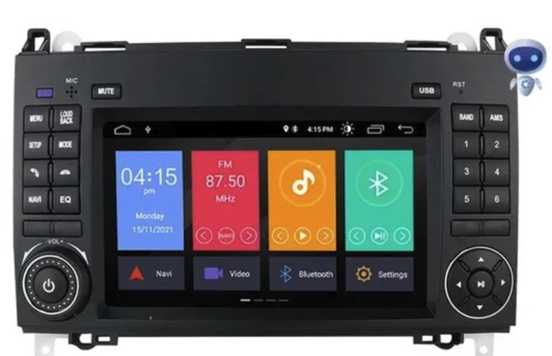 Mekede Autorádio Mercedes Sprinter B200 W169 W245 W906 Vito Viano, Crafter s CarPlay, Android Auto