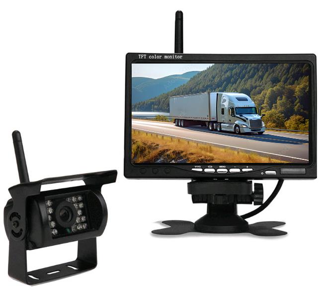 Xtech electronics Bezdrôtová digitálna parkovacia a cúvacia sada XPZ-WD1, 12-24 V, 7" LCD + 1× kamer