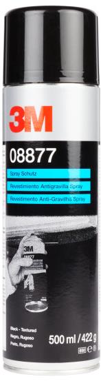 3M™ ochranný sprej proti úderom a kameňom, na podbehy a podvozky, čierny, 500 ml