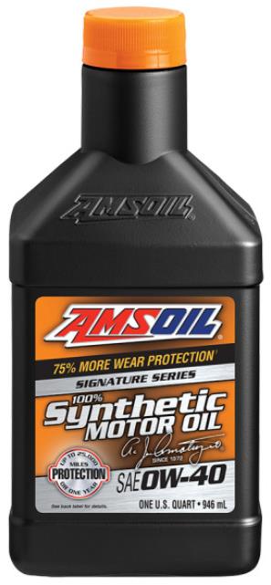 AMSOIL Plne syntetický motorový olej Signature Series 0W-40 946 ml (1 quart)