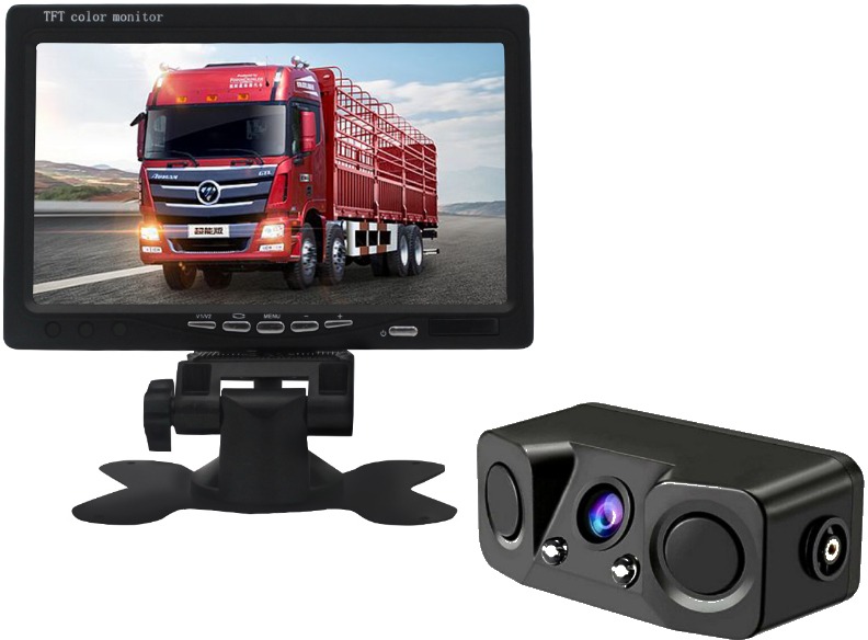 Xtech electronics Parkovacia a cúvacia sada – LCD monitor 7" + AHD kamera s 2 senzormi