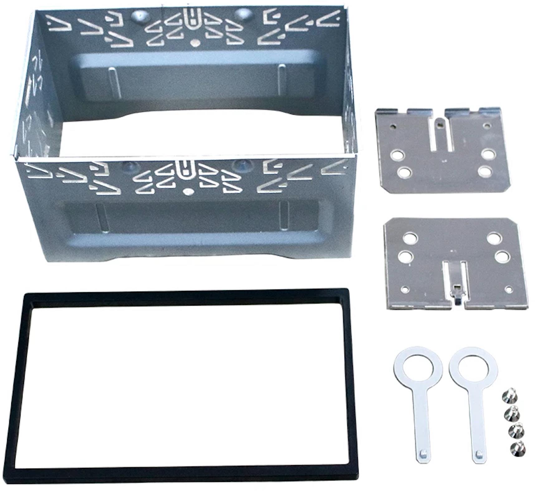 OSSURET 2 Din Rámček, rám, pre 2 DIN autorádio Volkswagen Jetta, Golf, Bora, Polo MK3/MK4, SKODA