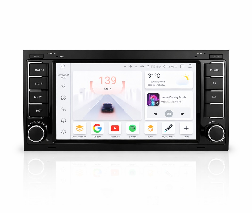 Ossuret Autorádio Volkswagen Touareg Transporter T5 Multivan 8 + 128 GB s CarPlay, Android Auto, Nav