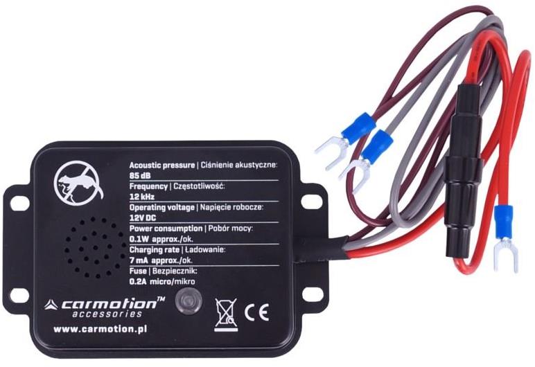 Carmotion Odpudzovač kún, elektrický, akustický, 12 V