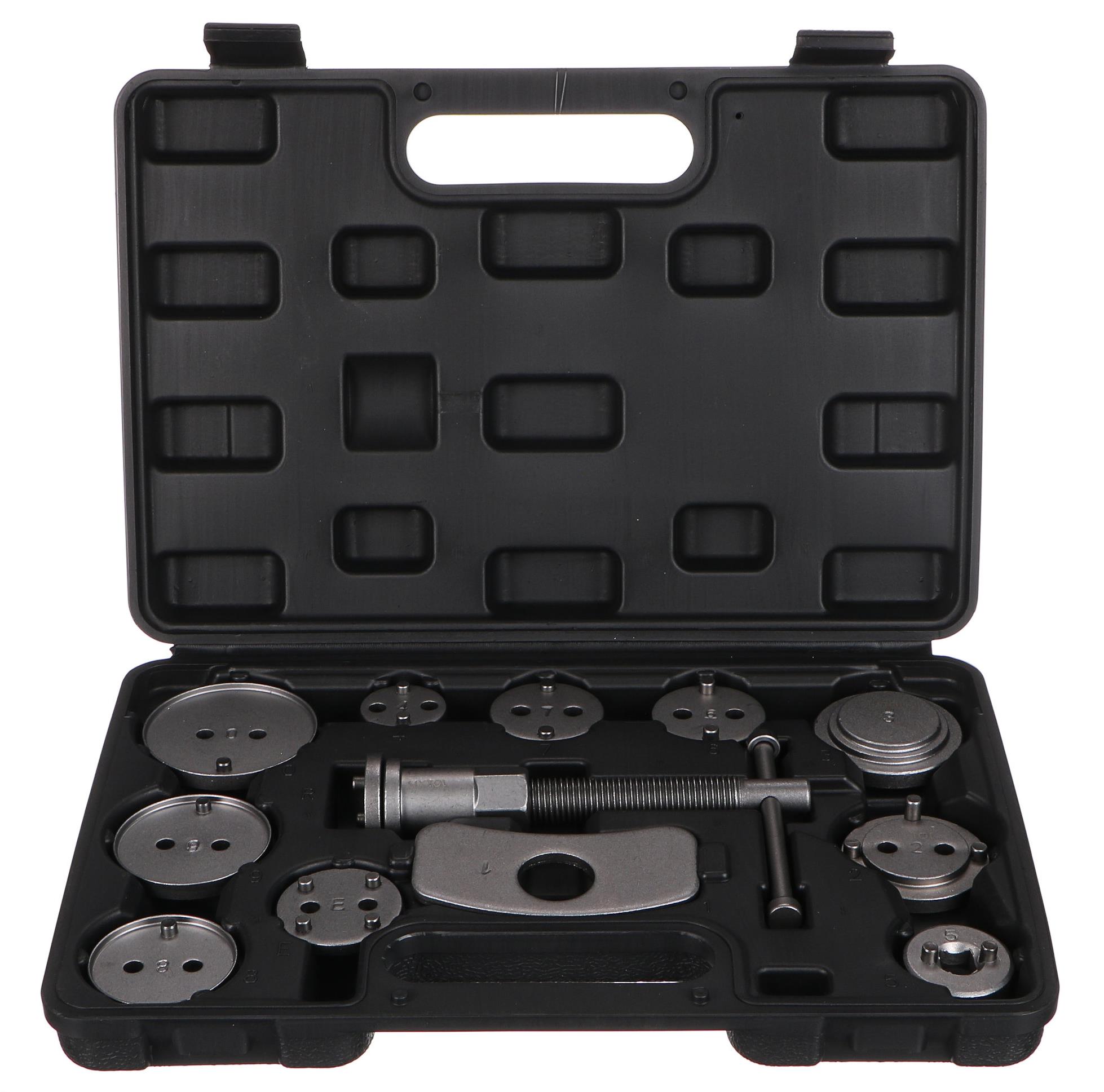 SIXTOL Stlačovák brzdových piestov Mechanic Brake Set Black 12, sada 12 ks