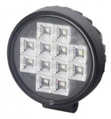 Kamar Svetlomet LED pracovný okrúhly 12 – 24 V 12× LED s vypínačom
