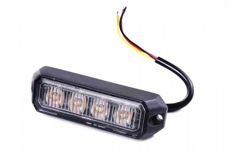 Autolamp CZ Svetlo Predator 4× 3 W výstražné LED oranžové 19 mm