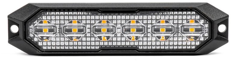 Amio svetlo výstražné LED oranžové Predator 6× 3 W