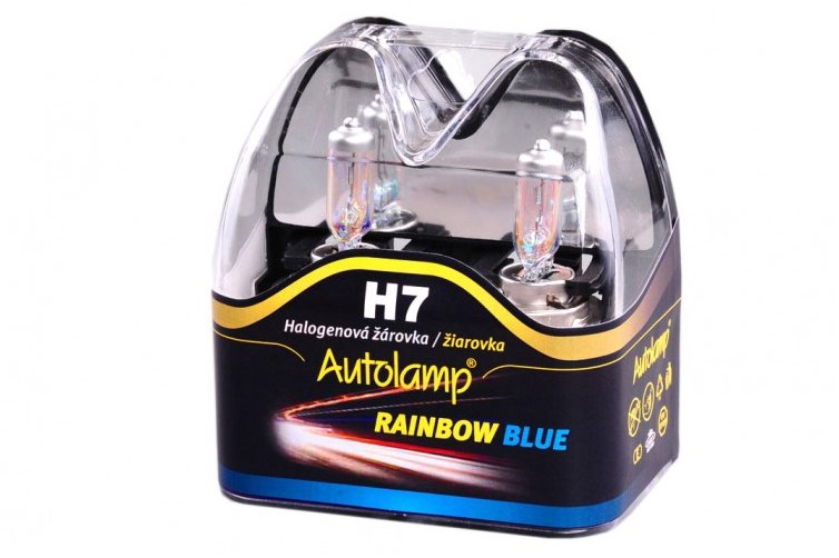 AUTOLAMP H7 12V 55W PX26d RAINBOW BLUE 2 ks