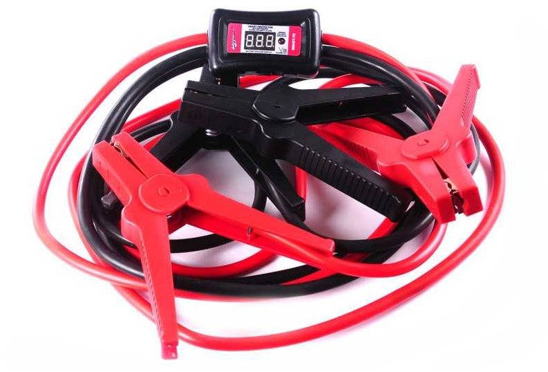 Autolamp Káble štartovacie 16 mm2 × 3 m s voltmetrom a indikáciou polarity