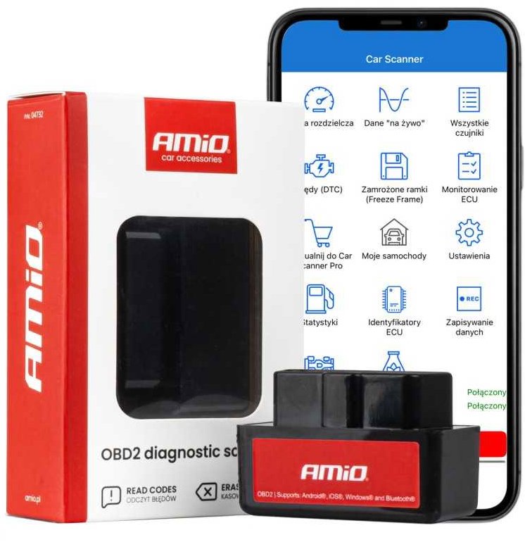 Amio Autodiagnostika OBD2