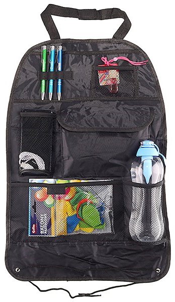 Carmotion Organizér na sedadlo čierny 59 × 38 cm
