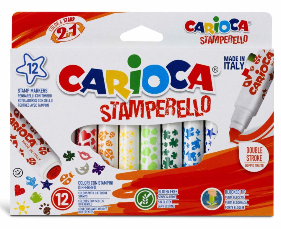 Carioca Stamperello 12 ks s pečiakami
