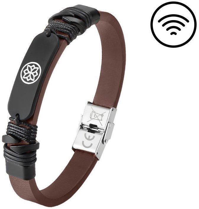 CARNEO PAY Fashion bracelet Iron spirit brown