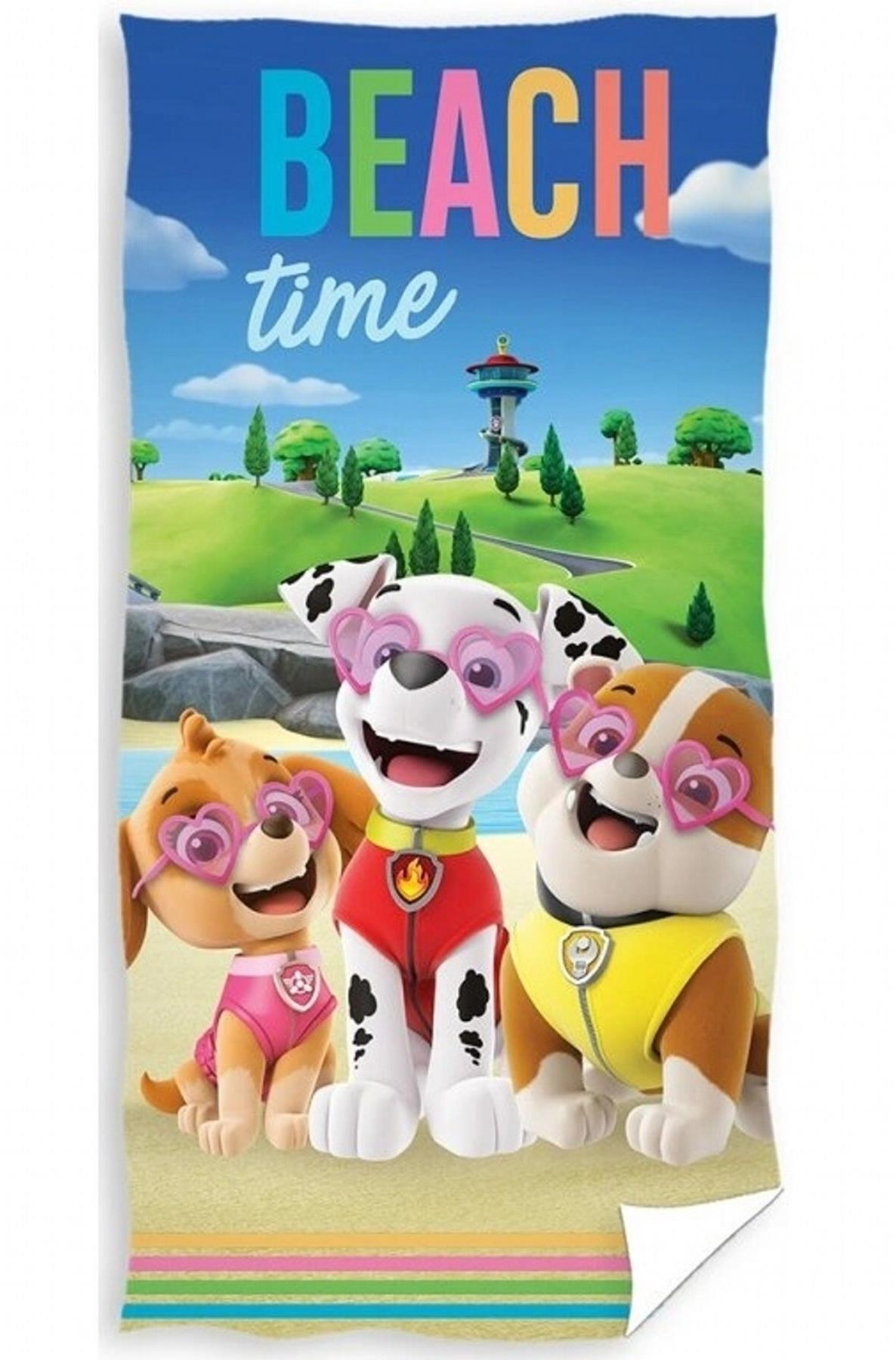 Carbotex Labková Patrola Čas na Plážovanie 70 × 140 cm