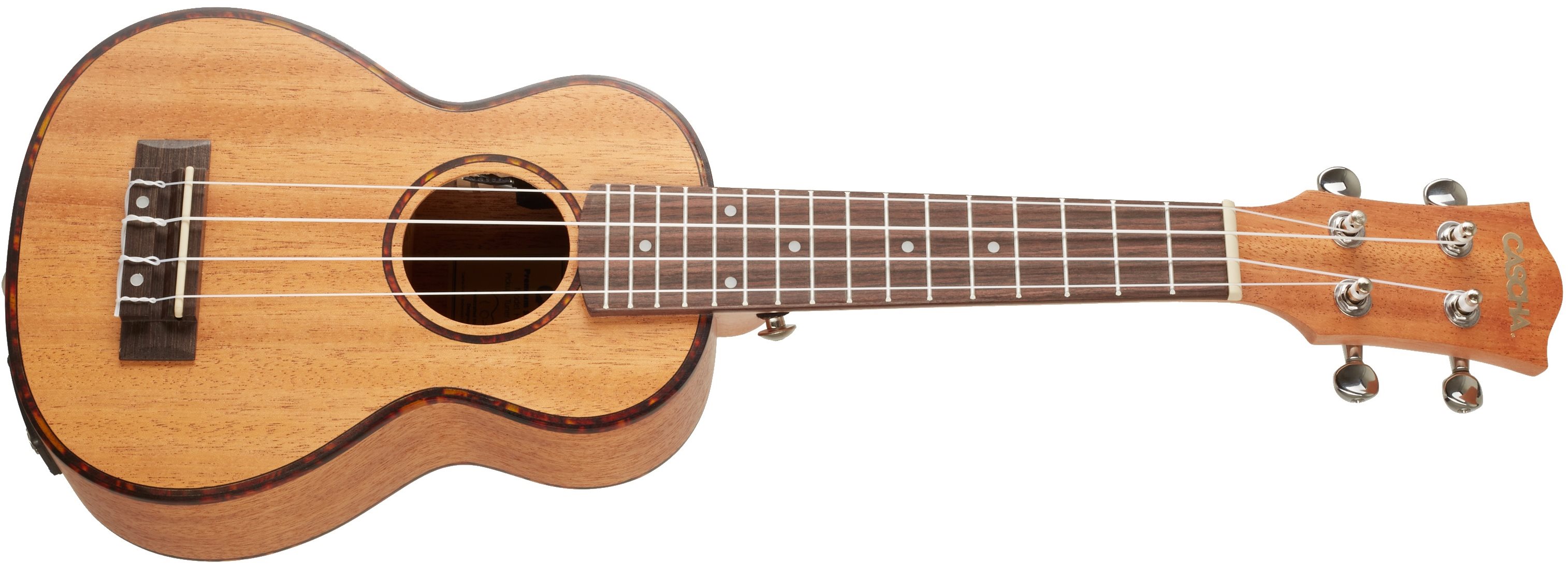 CASCHA HH 2026E Soprano Mahogany Ukulele Sada EQ