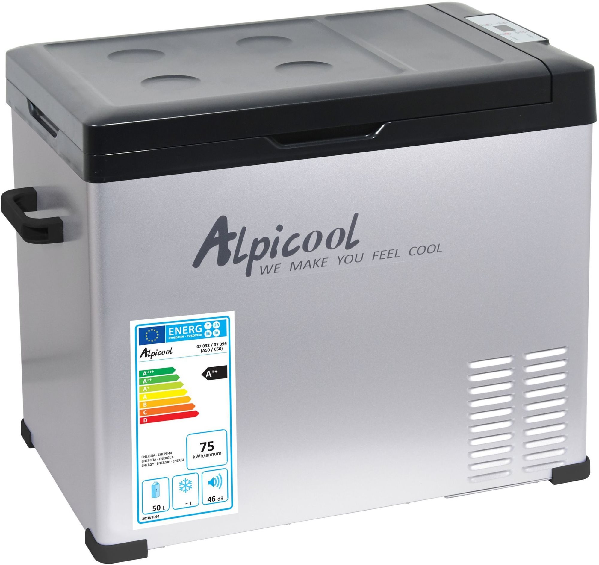 Compass 50l 230/24/12V -20 °C GREY