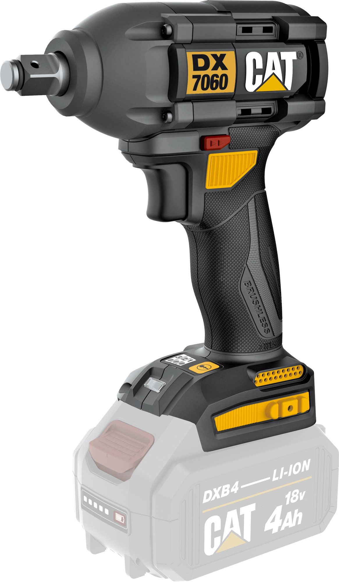 CAT Rázový utahovák AKU 18V 350Nm DX7060B (bez AKU)