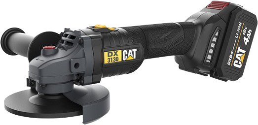 CAT Úhlová bruska AKU 18V Brushless 125mm Set DX3130 (1 × 4 Ah)