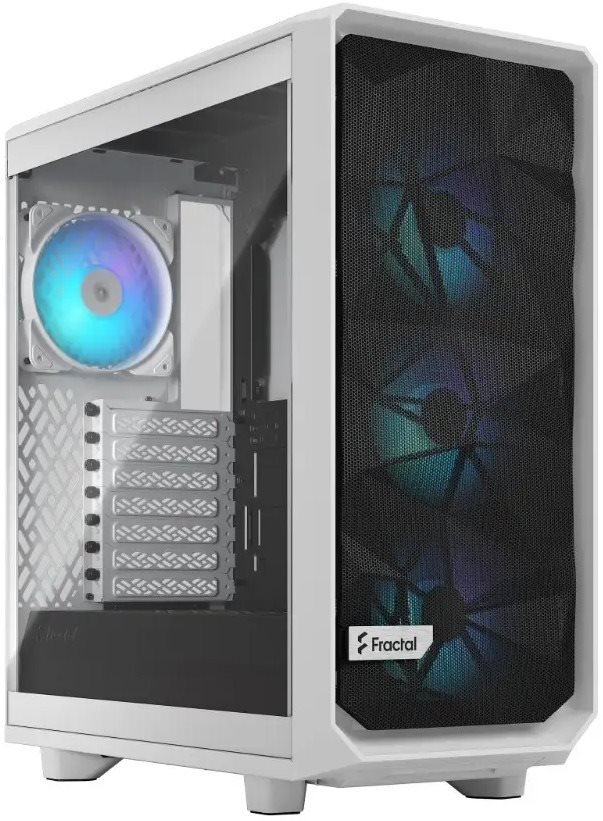 Fractal Design Meshify 2 Compact RGB White TG Clear Tint