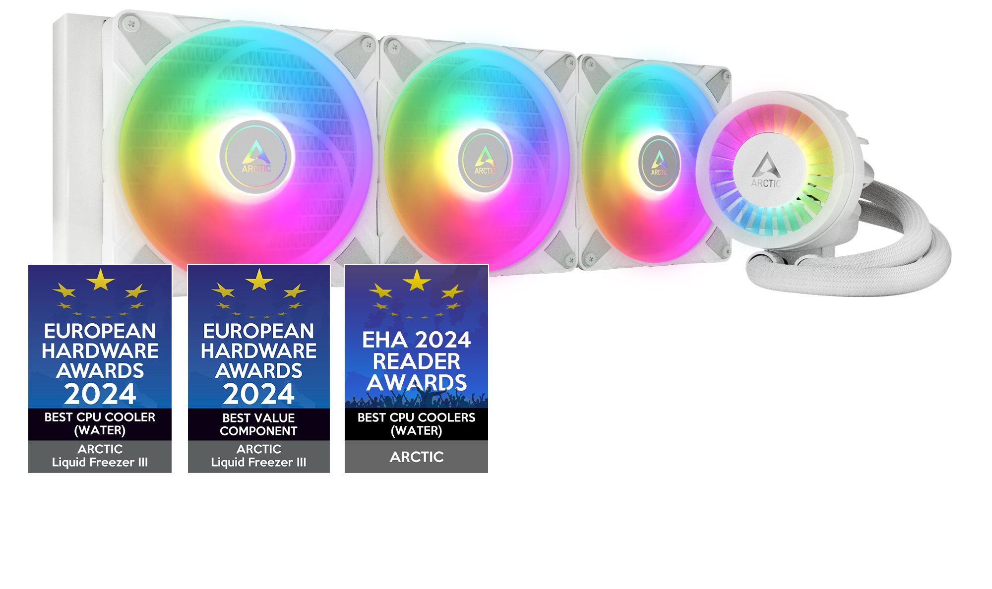 ARCTIC Liquid Freezer III 420 Pro A-RGB White