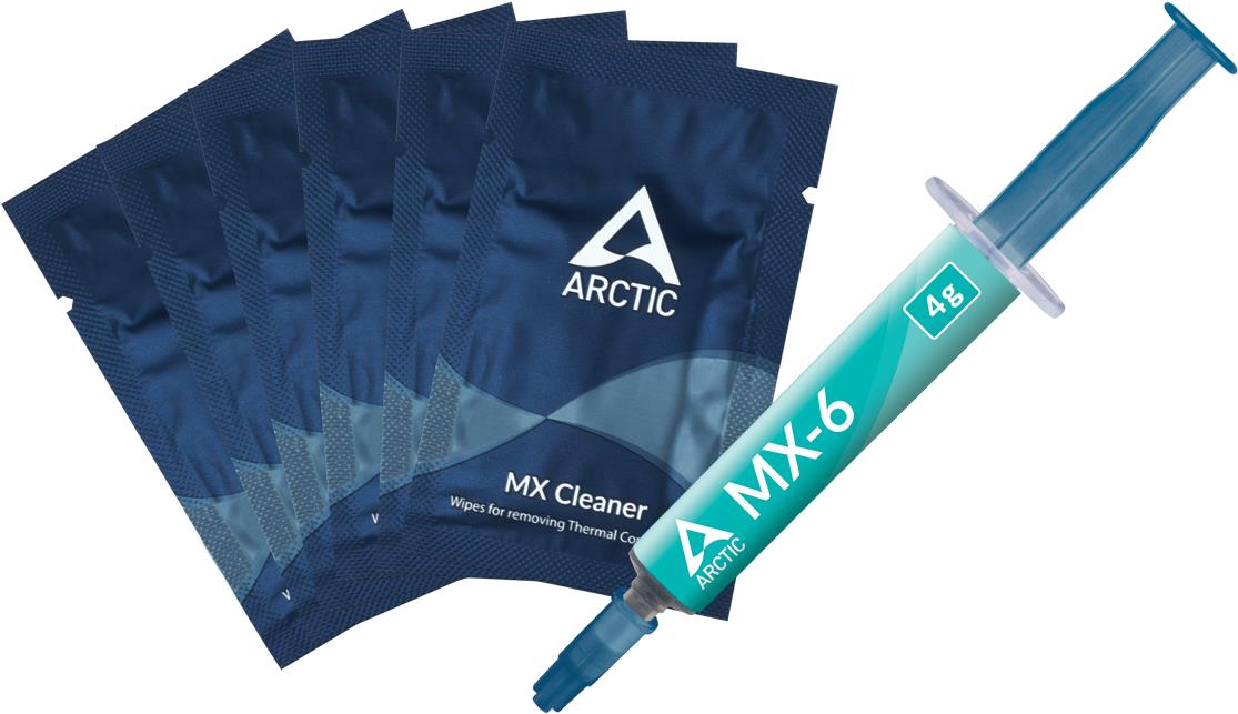 ARCTIC MX-6 Thermal Compound 4 g + 6× Arctic MX Cleaner