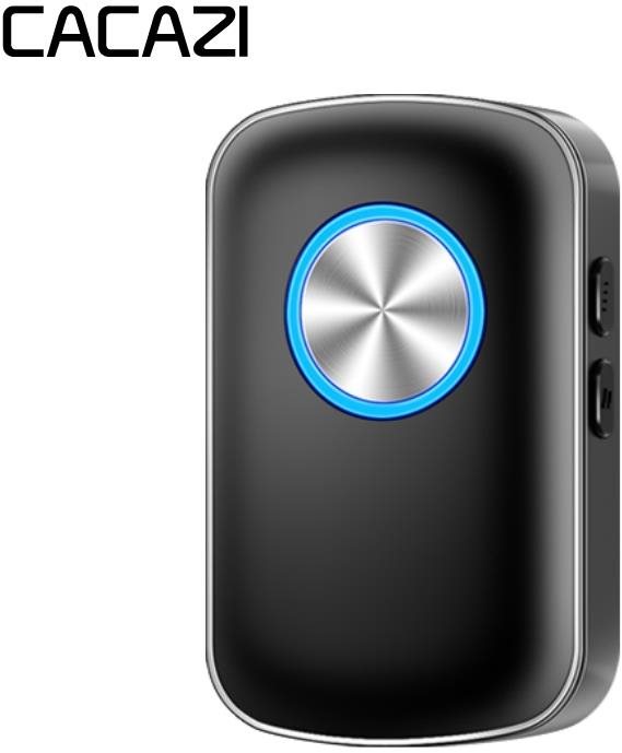 CACAZI Prídavný prijímač k bezdrôtovému zvončeku FA28 – čierny