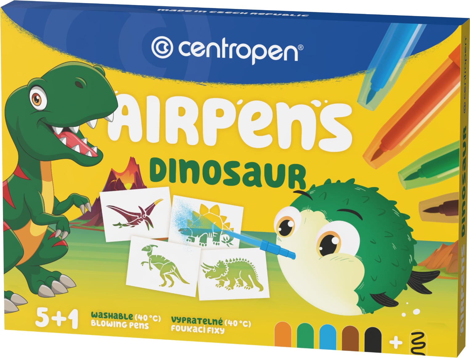 CENTROPEN Air Pens 1 500, fúkacie, dinosaurus