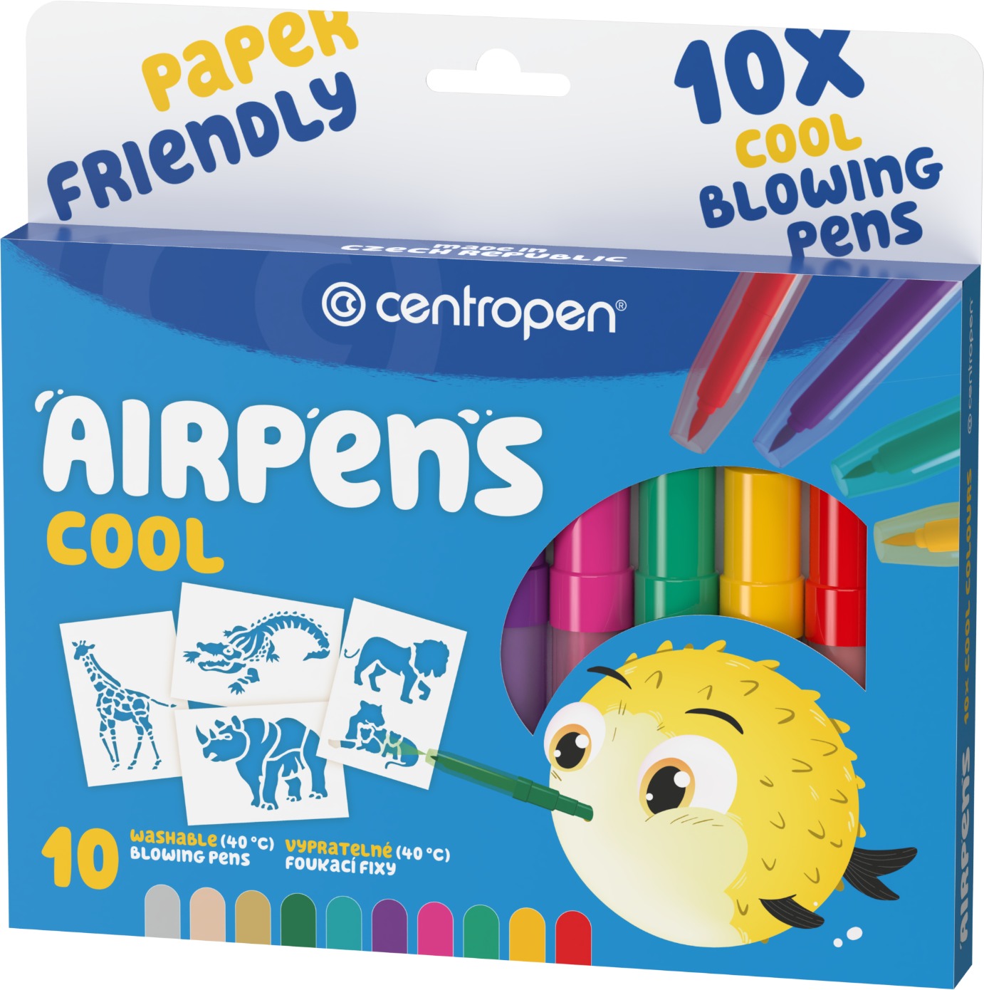 CENTROPEN Air Pens 1500, fúkacie, Cool, balenie 10 ks