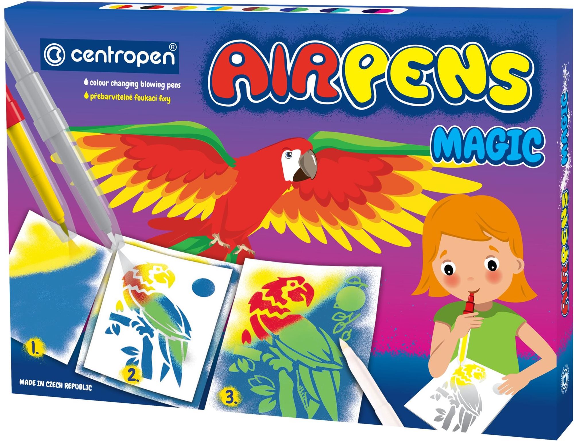 Centropen fúkacie fixky Air Pens 1549 magic 11 ks