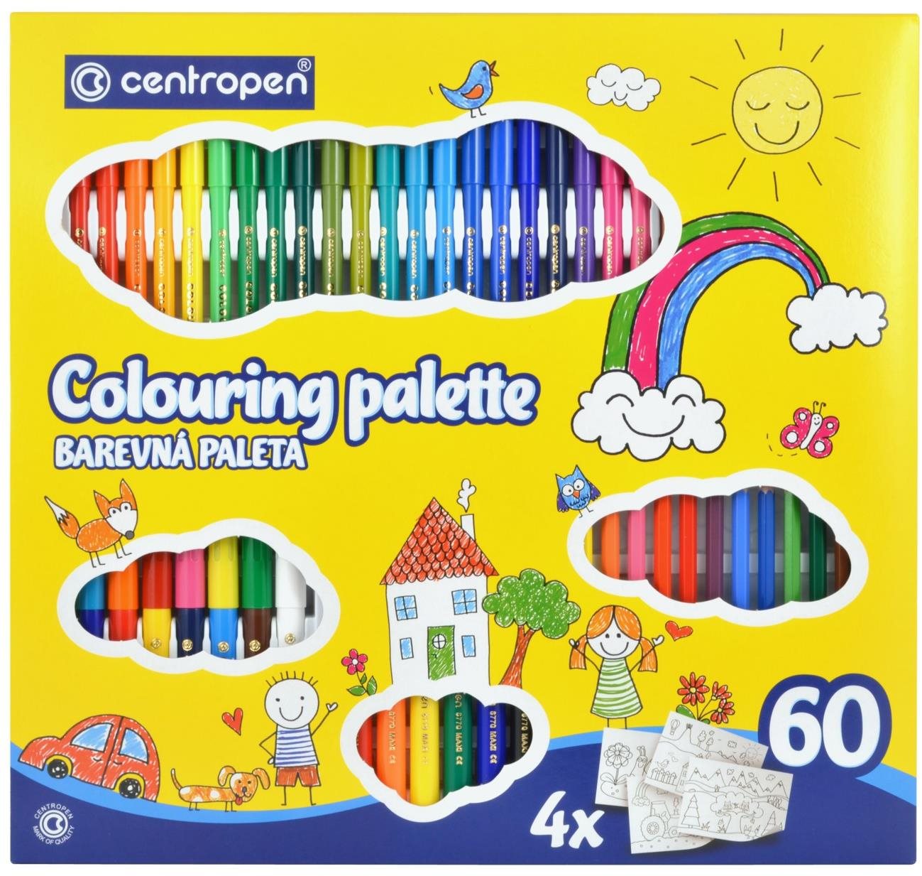 Centropen colouring palette 9396 set
