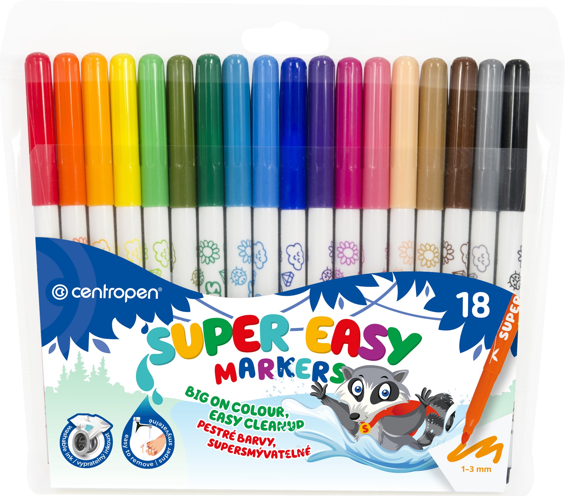CENTROPEN Super easy 2580 18 ks