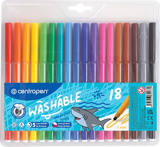 CENTROPEN 7790 TP vyprateľné 18 ks