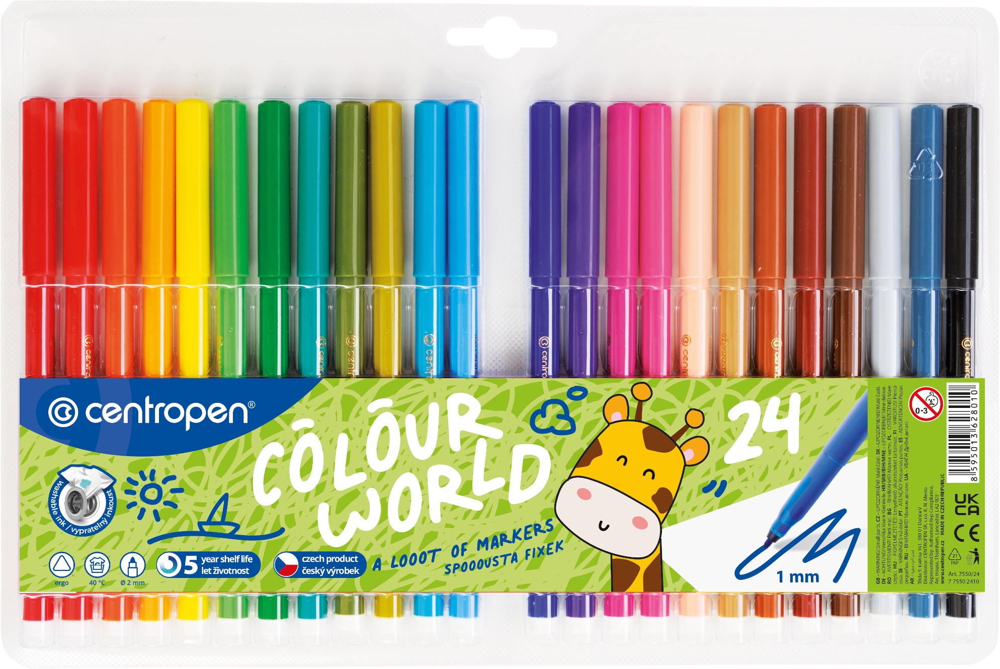 CENTROPEN RED 7550 24 ks