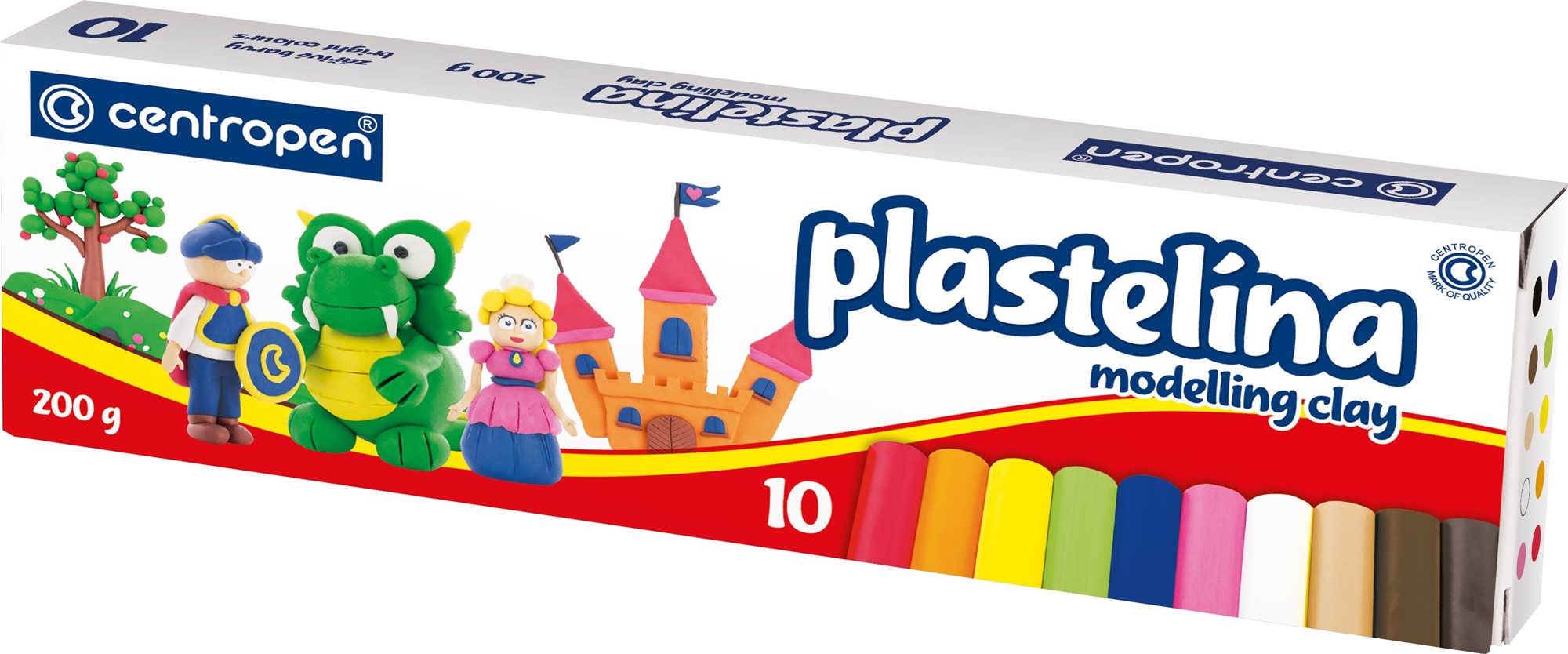 CENTROPEN plastelína 9560 10 ks