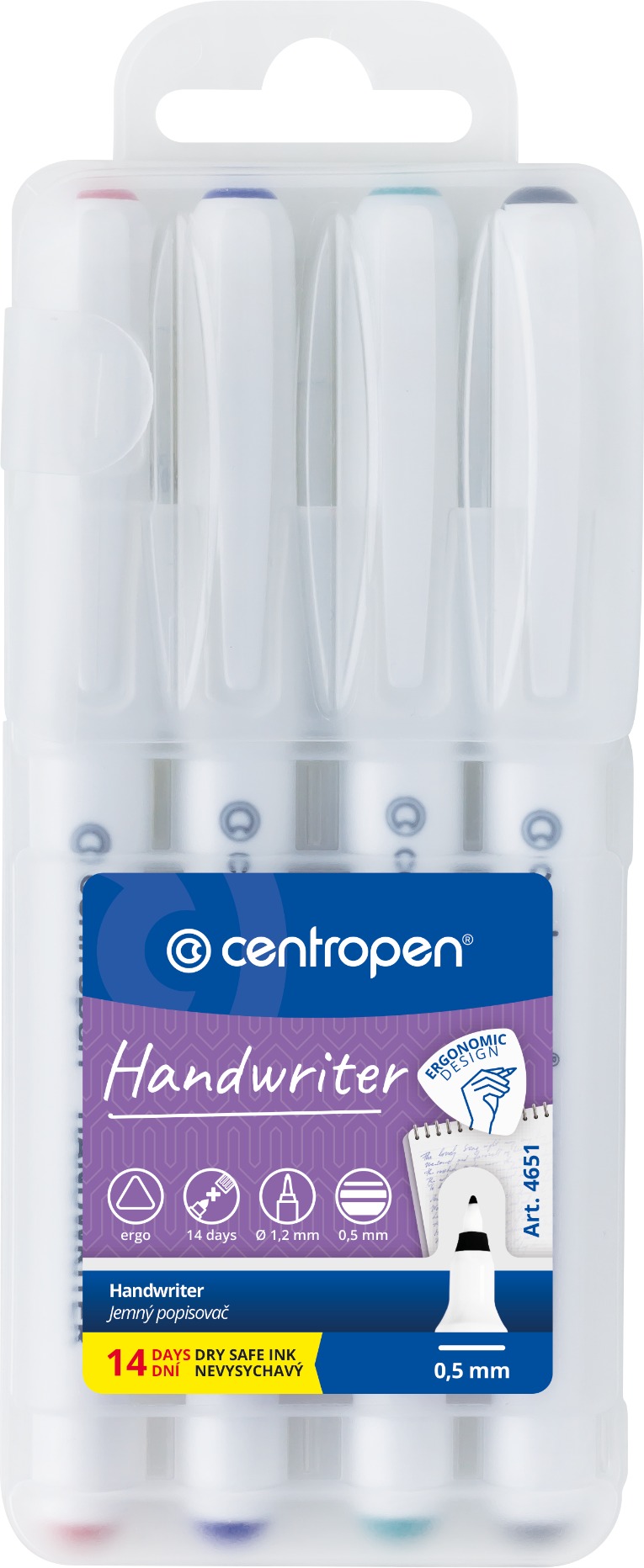 CENTROPEN liner 4651 4 ks