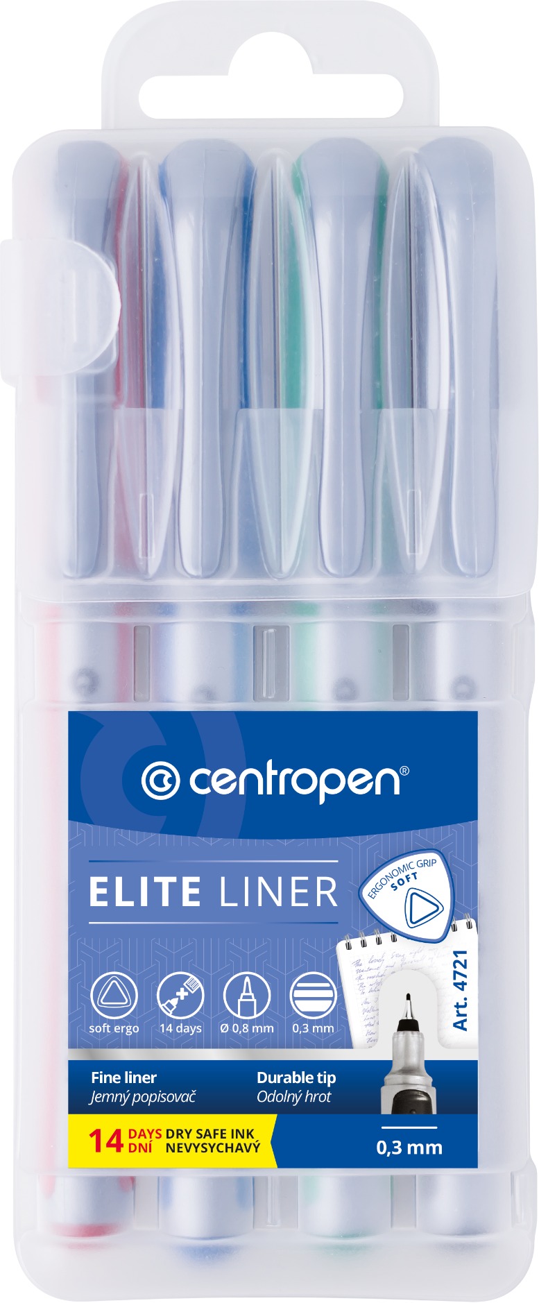 CENTROPEN liner 4721 ELITE 4 ks