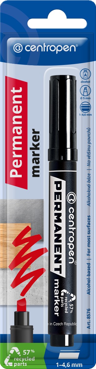 CENTROPEN značkovač 8576 čierny